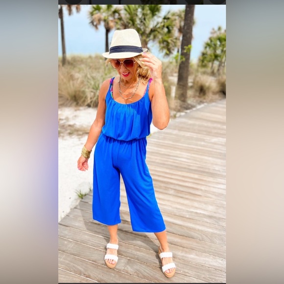 Gilli Vibrant Blue Women's Jumpsuit - Picture 1 of 7